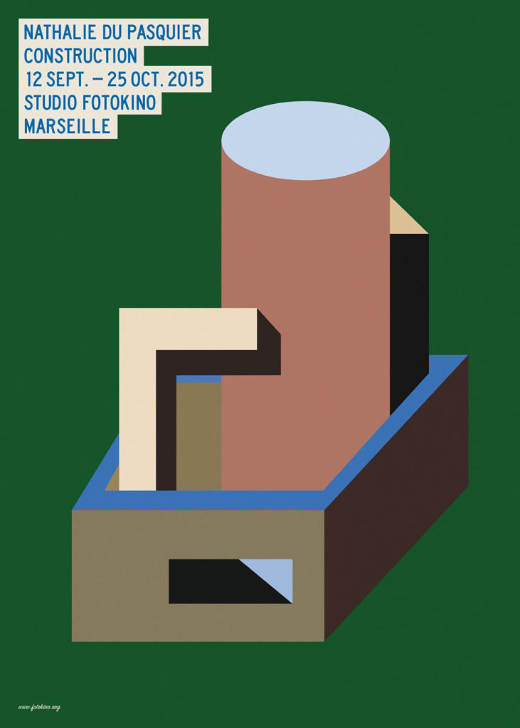 Affiche • Exposition « Construction » Nathalie du Pasquier, 2015