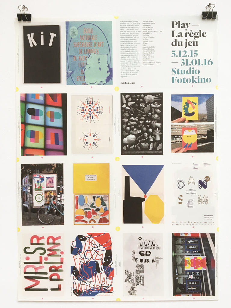 Affiche • Exposition collective « Play ! » 2015-2016