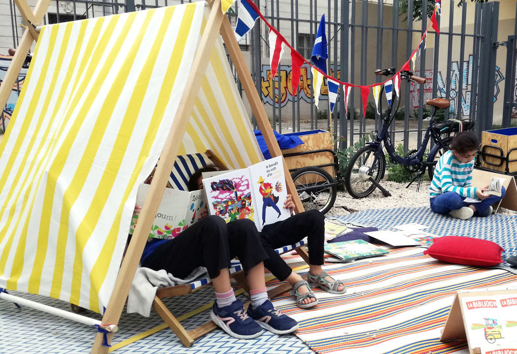 Bibliocyclette • Cours Julien, 2019