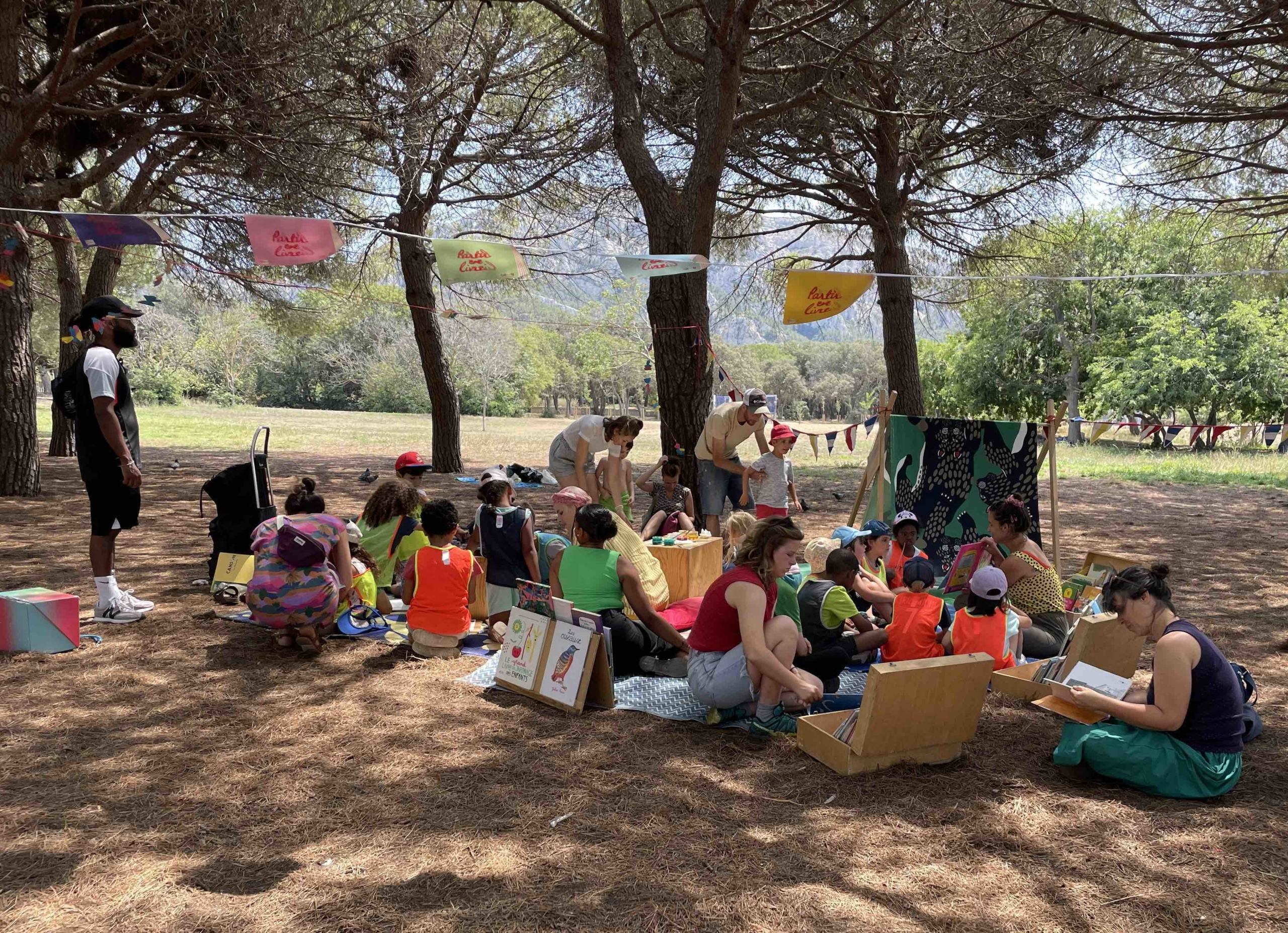 La Bibliocyclette au Parc Pastré avec Elisa Gehin et le CNL, 2024